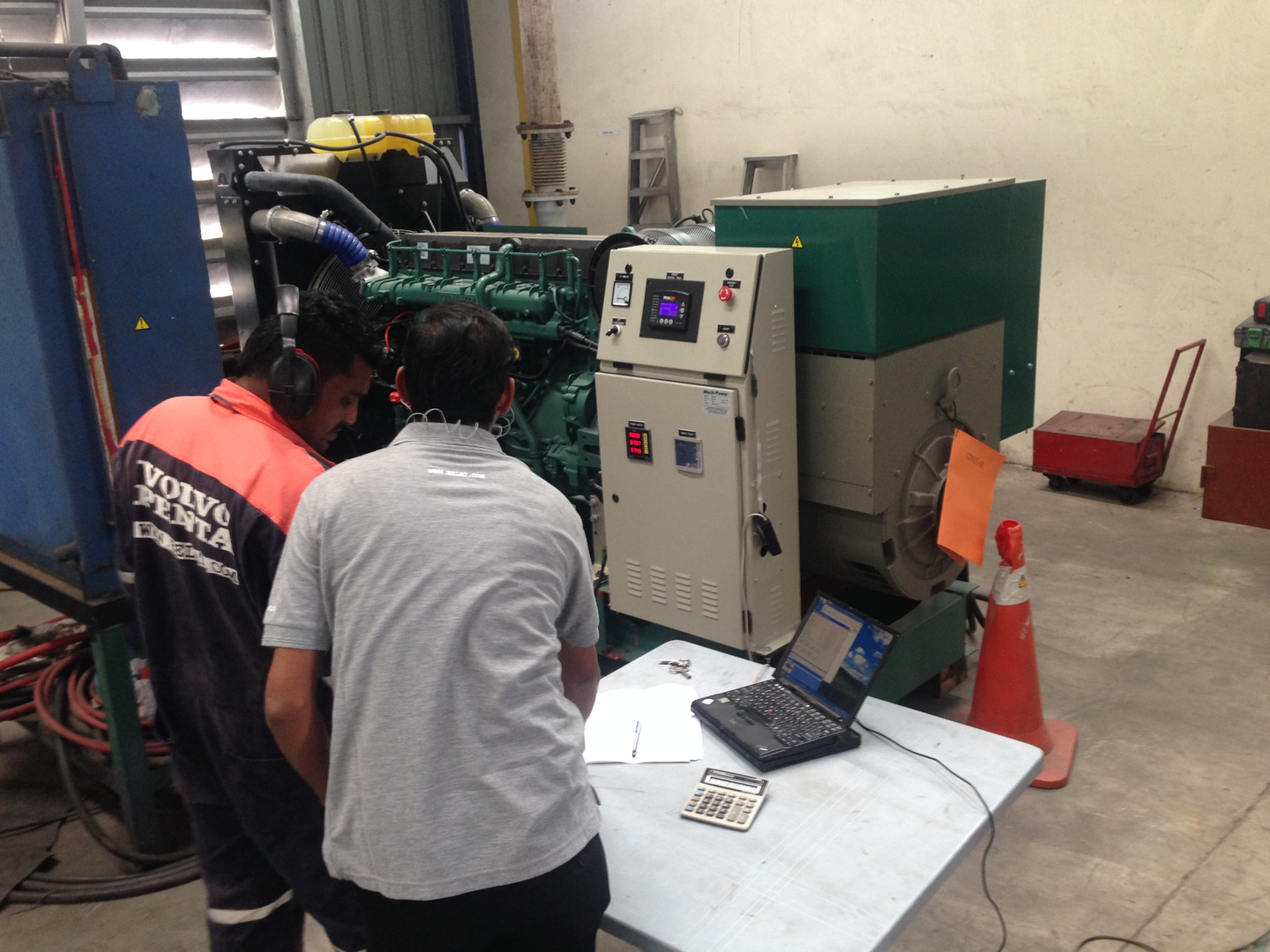 Load bank industrial electrical testing
